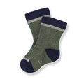 Ankle Socks for Babies and Toddlers in Alpine Green Navy