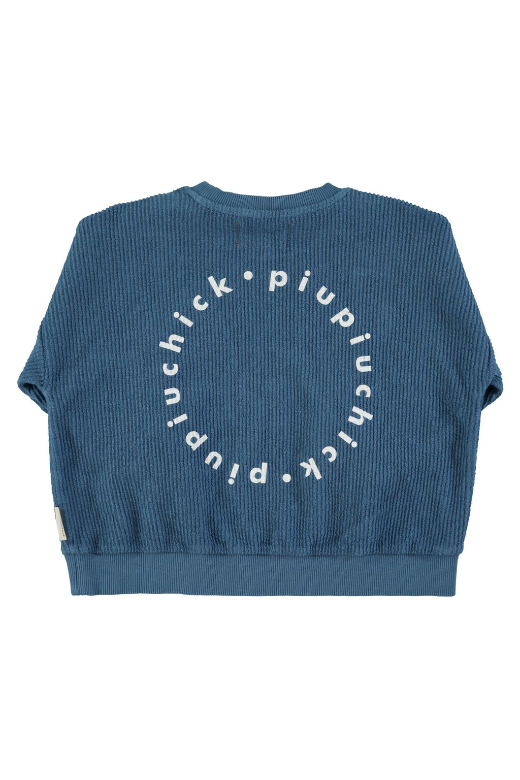 Organic Cotton Fleece Unisex Sweatshirt with Star Print in Blue