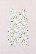 Organic Pima Cotton Baby Tank Romper in Marzipan Circus