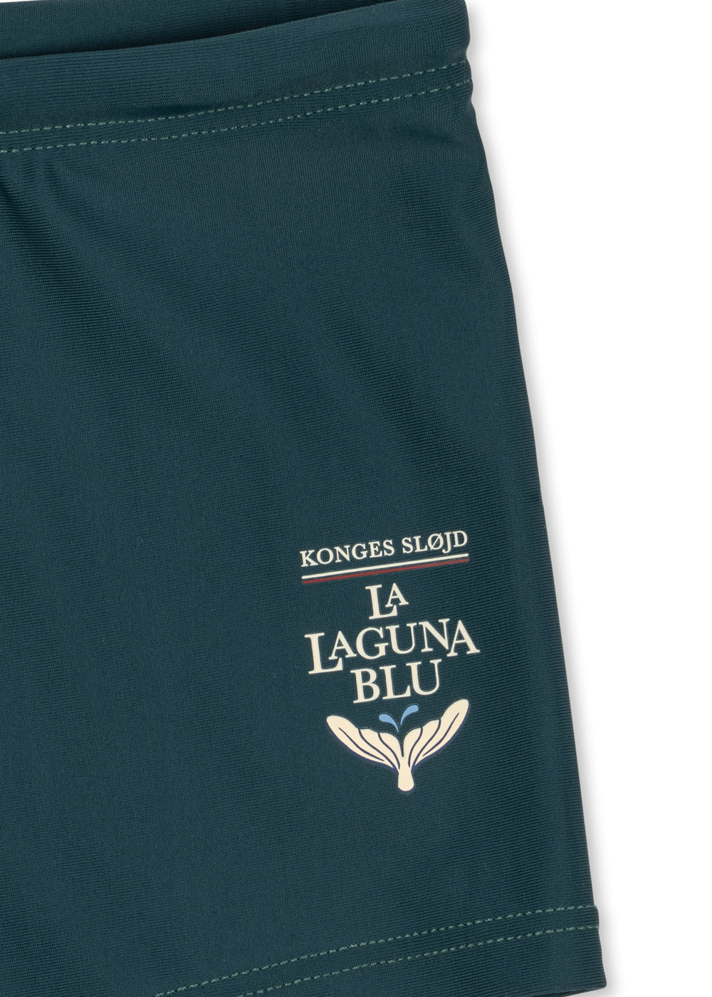 Stretchy Recycled Polyester Swim Pants in Sea Moss