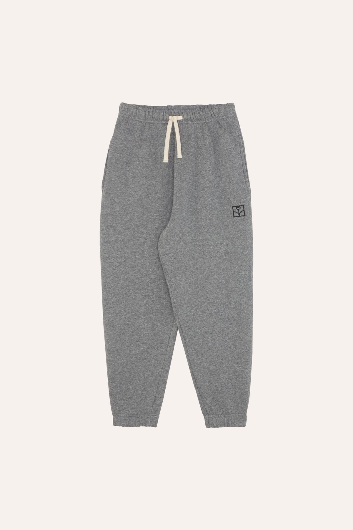 Organic Cotton Adjustable Waist Jogging Pants in Grey