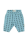 Organic Cotton Fleece Jogging Baby Pants Blue Black Stars