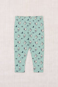 Organic Pima Cotton Baby Legging in Sage Cat Mouse